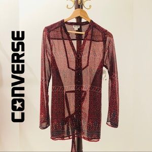 SHEER BLOUSE FROM CONVERSE ALL STAR 💫 I